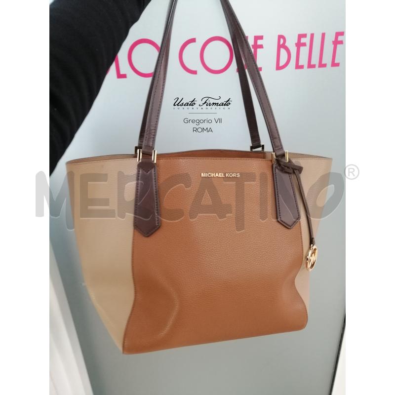 BORSA DONNA MICHAEL KORS BEIGE | Mercatino dell'Usato Roma gregorio vii