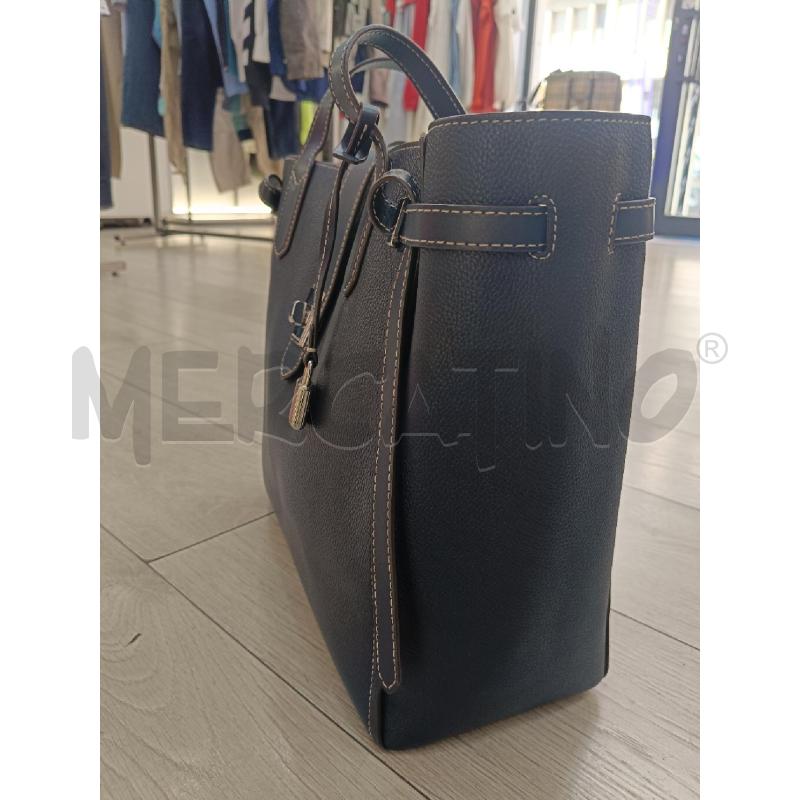 BORSA DONNA MICHAEL KORS BLU GRANDE DETT ARGENT | Mercatino dell'Usato Roma gregorio vii 2