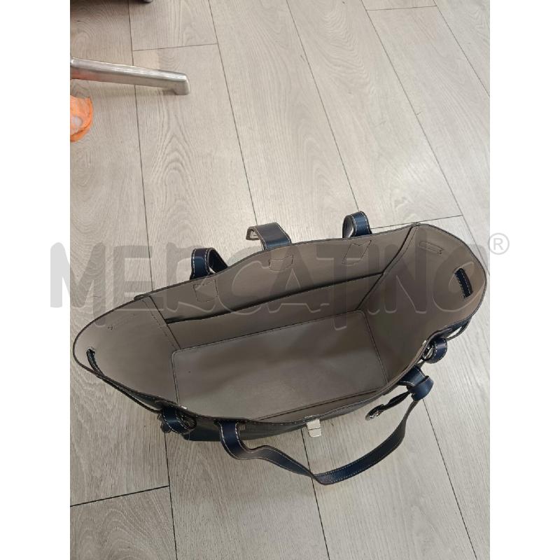 BORSA DONNA MICHAEL KORS BLU GRANDE DETT ARGENT | Mercatino dell'Usato Roma gregorio vii 3
