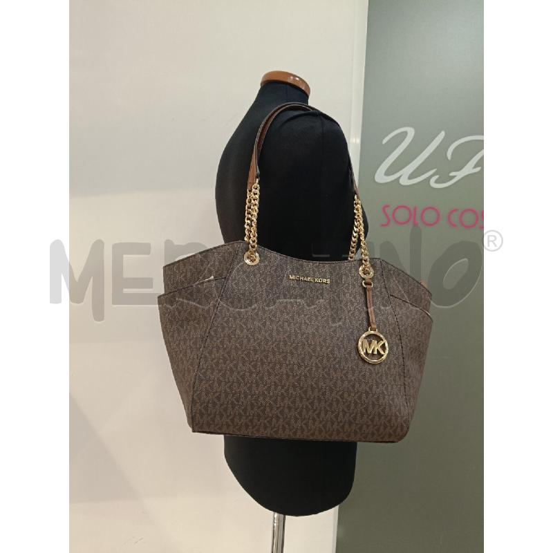 BORSA DONNA MICHAEL KORS MARRONE MONOGRAM | Mercatino dell'Usato Roma gregorio vii 4