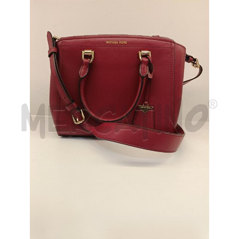 BORSA DONNA MICHEL KORS PRUGNA  | Mercatino dell'Usato Roma gregorio vii 1