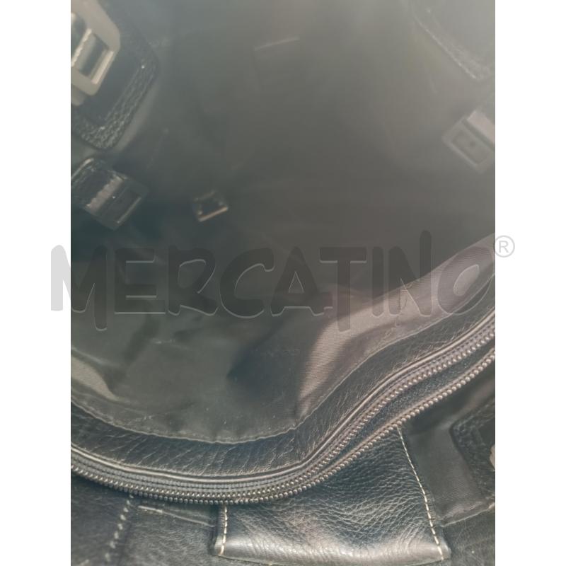 BORSA DONNA PIQUADRO NERA | Mercatino dell'Usato Roma gregorio vii 3