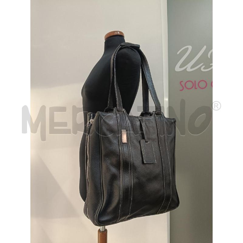 BORSA DONNA PIQUADRO NERA | Mercatino dell'Usato Roma gregorio vii 4