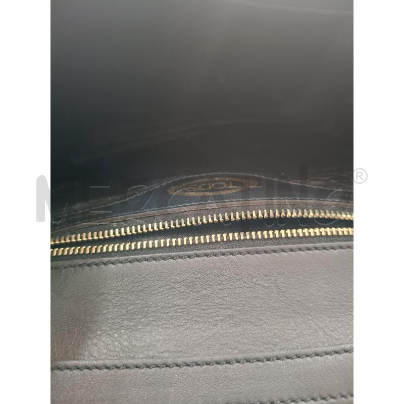 BORSA DONNA TOD'S BEIGE NERA CHIUSURA DORATA | Mercatino dell'Usato Roma gregorio vii 4