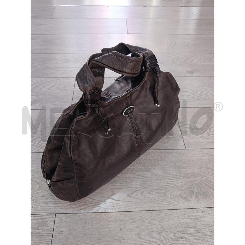 BORSA DONNA TOD'S MARRONE PELLE  | Mercatino dell'Usato Roma gregorio vii 2