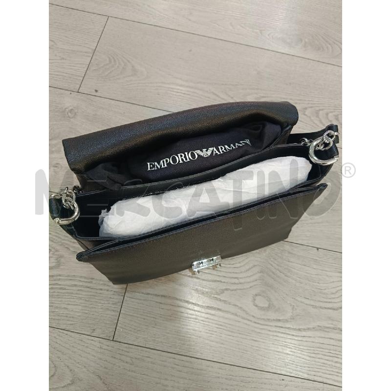 BORSA EMPORIO ARMANI NERA CATENA | Mercatino dell'Usato Roma gregorio vii 4