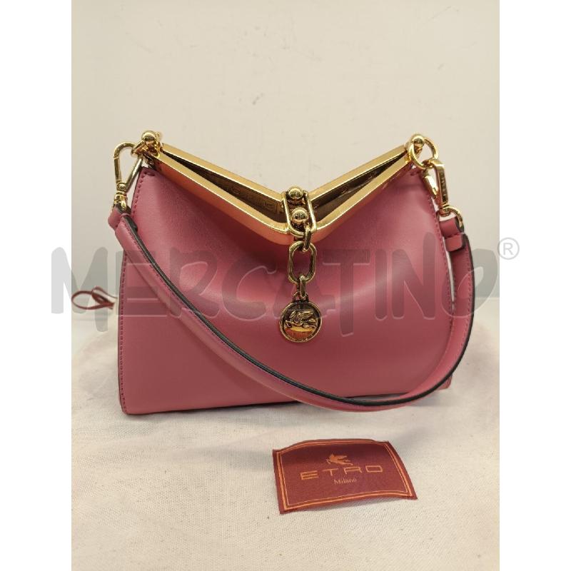 BORSA ETRO VELA PICCOLA ROSA SCURO | Mercatino dell'Usato Roma gregorio vii 1