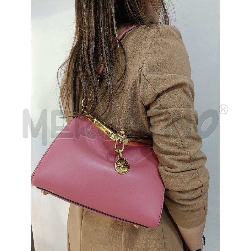 BORSA ETRO VELA PICCOLA ROSA SCURO | Mercatino dell'Usato Roma gregorio vii 2