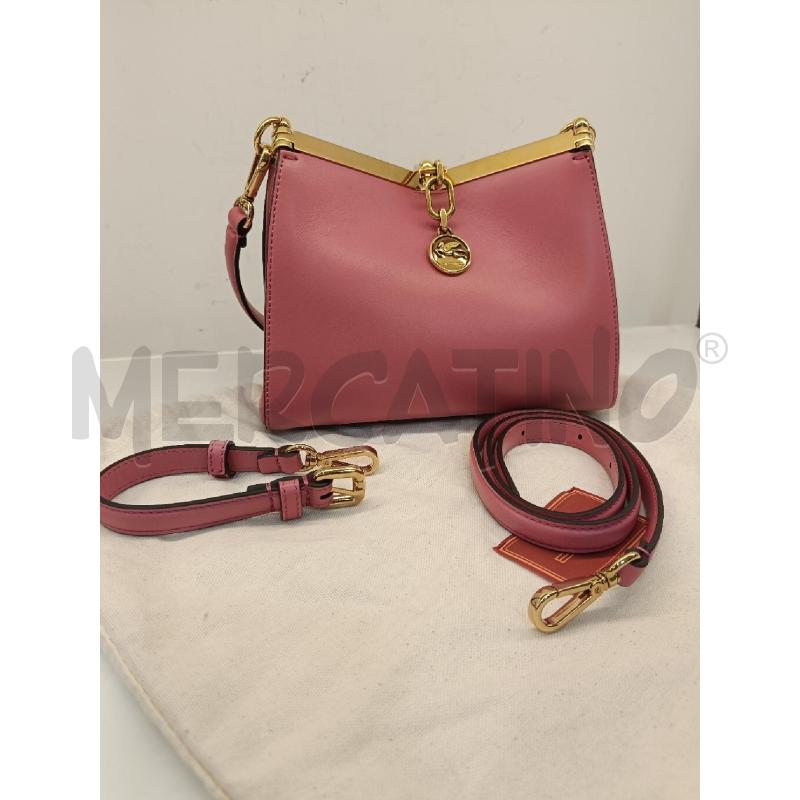 BORSA ETRO VELA PICCOLA ROSA SCURO | Mercatino dell'Usato Roma gregorio vii 5
