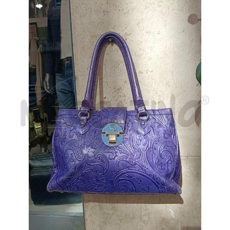 BORSA ETRO VIOLA PAISLEY | Mercatino dell'Usato Roma gregorio vii 1