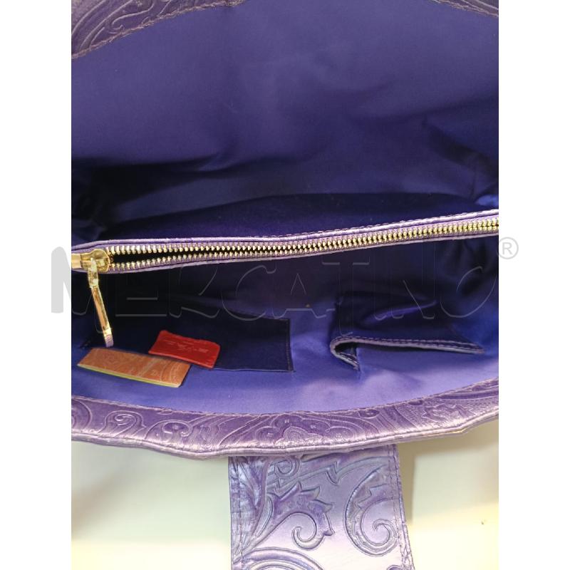 BORSA ETRO VIOLA PAISLEY | Mercatino dell'Usato Roma gregorio vii 3
