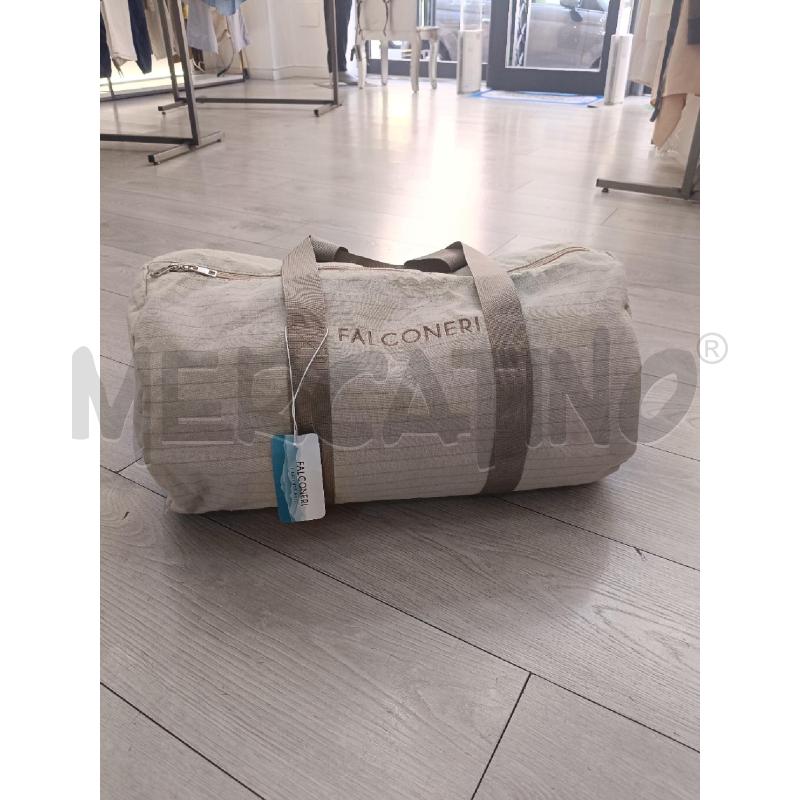 BORSA FALCONERI BEGIE TESSUTO | Mercatino dell'Usato Roma gregorio vii 1