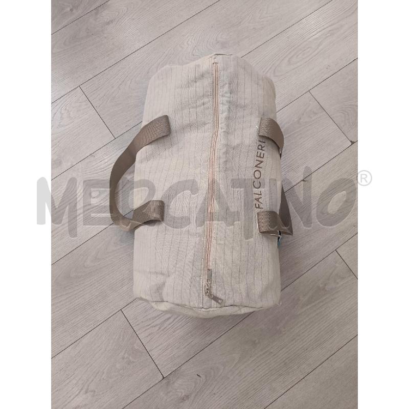 BORSA FALCONERI BEGIE TESSUTO | Mercatino dell'Usato Roma gregorio vii 2