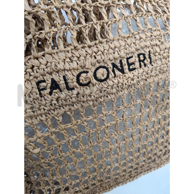 BORSA FALCONERI RAFIA BEIGE | Mercatino dell'Usato Roma gregorio vii 2