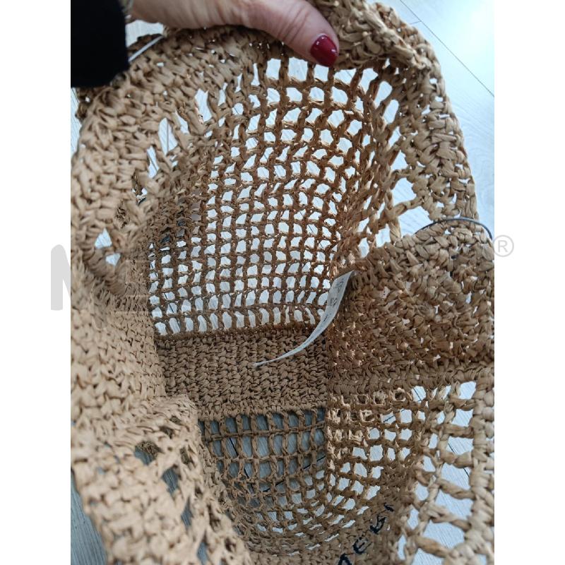 BORSA FALCONERI RAFIA BEIGE | Mercatino dell'Usato Roma gregorio vii 3