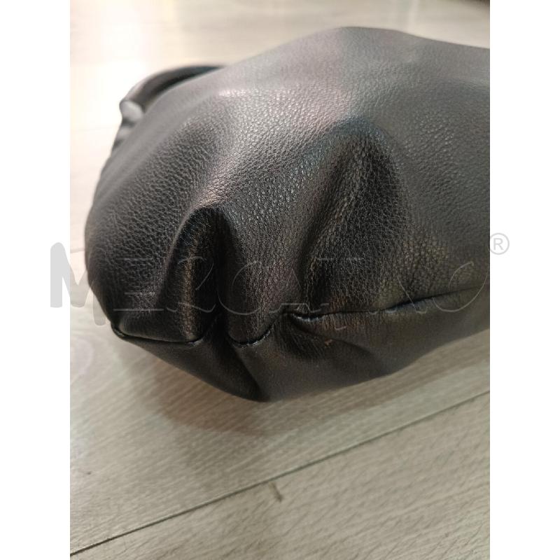 BORSA FAUSTO SANTINI MOTORETTA NERA PELLE | Mercatino dell'Usato Roma gregorio vii 2