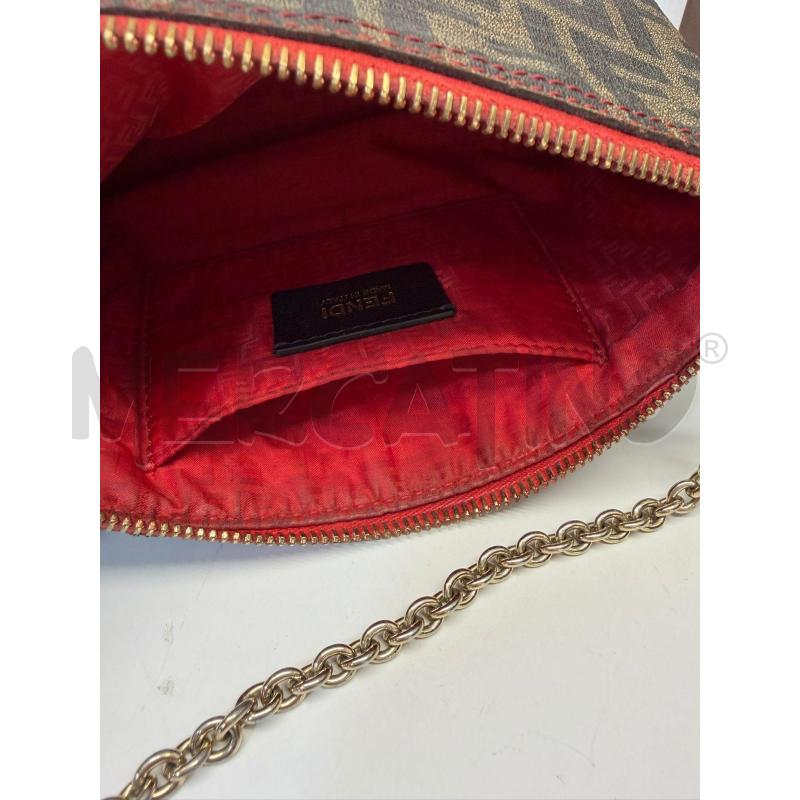 BORSA FENDI MONOGRAM CUCITURE ROSSE COD.8BR592/UZD108/2305 | Mercatino dell'Usato Roma gregorio vii 4