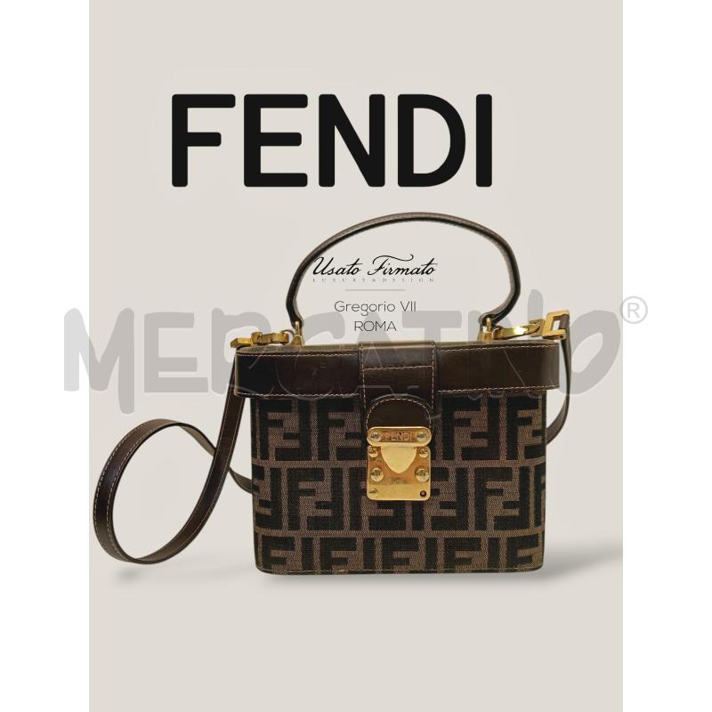 BORSA FENDI VANITY MARRONE | Mercatino dell'Usato Roma gregorio vii 1