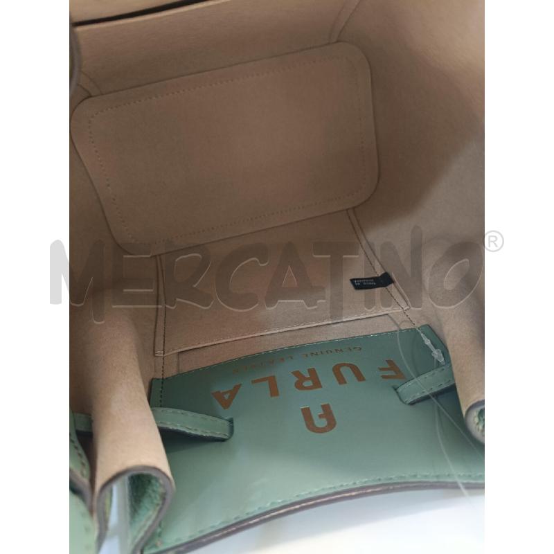 BORSA FURLA MIASTELLA SECCHIELLO VERDE ACQUA | Mercatino dell'Usato Roma gregorio vii 3