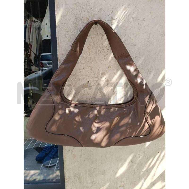 BORSA GIORGIO LENTINI MARRONE PELLE | Mercatino dell'Usato Roma gregorio vii 2