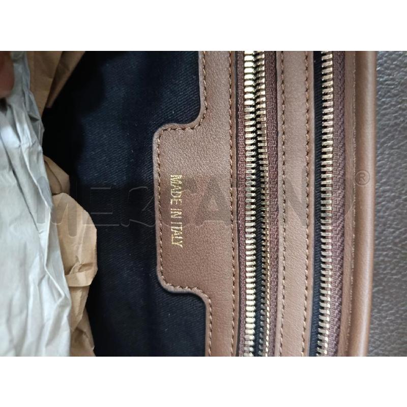 BORSA GIORGIO LENTINI MARRONE PELLE | Mercatino dell'Usato Roma gregorio vii 3