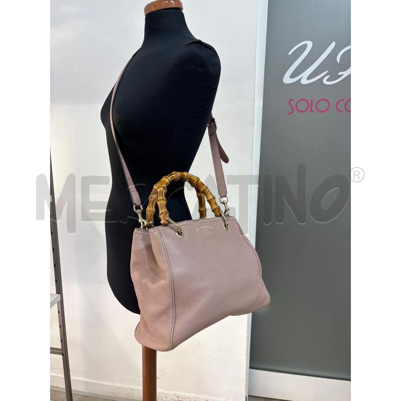 BORSA GUCCI BAMBOO 336032 520981 ROSA | Mercatino dell'Usato Roma gregorio vii 2