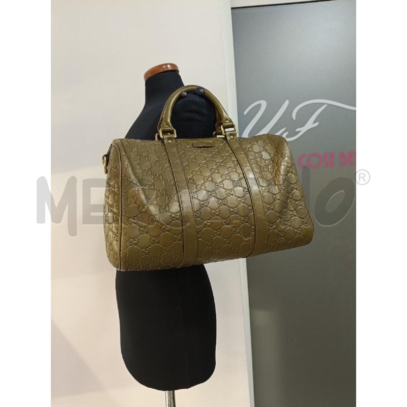 BORSA GUCCI BOSTON VERDE COD.265697 200047 ANGOLO DA RIV | Mercatino dell'Usato Roma gregorio vii 5