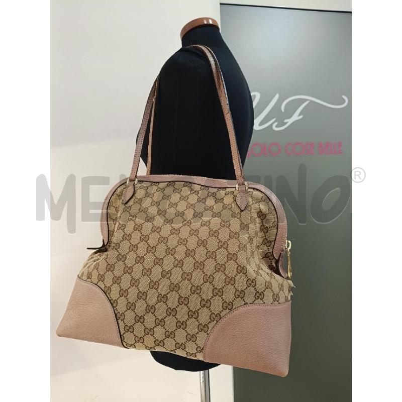BORSA GUCCI BREE A CUPOLA GG SUPREME PROFILI ROSA 323673520981  | Mercatino dell'Usato Roma gregorio vii 5