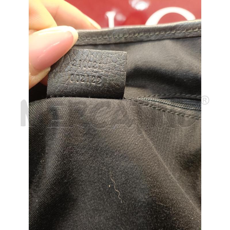 BORSA GUCCI CHARMY TOTE TESSUTO CANVAS JACQUARD MONOGRAM NERO  | Mercatino dell'Usato Roma gregorio vii 4