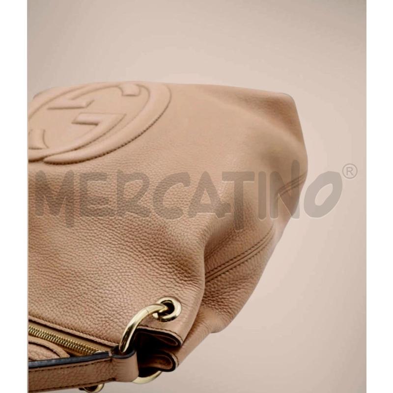 BORSA GUCCI SOHO BEIGE COD.536194 000926 | Mercatino dell'Usato Roma gregorio vii 2