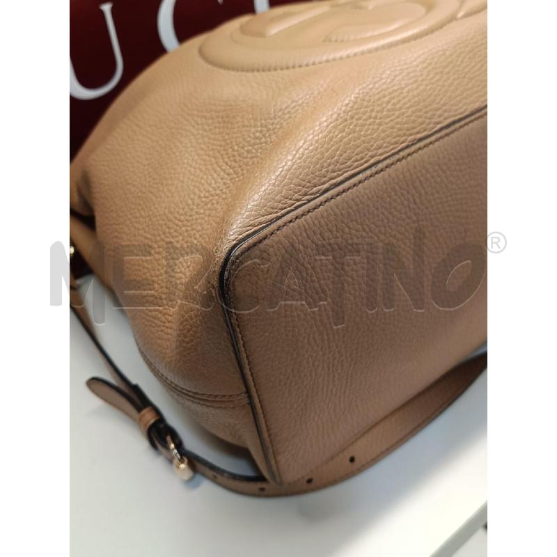 BORSA GUCCI SOHO BEIGE COD.536194 000926 | Mercatino dell'Usato Roma gregorio vii 4