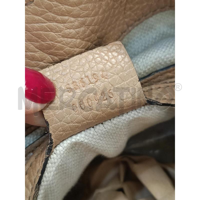 BORSA GUCCI SOHO BEIGE COD.536194 000926 | Mercatino dell'Usato Roma gregorio vii 5