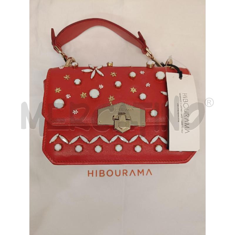 BORSA HIBOURAMA JEWEL ROSSA STRASS BIANCHI | Mercatino dell'Usato Roma gregorio vii 1