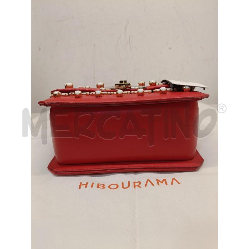 BORSA HIBOURAMA JEWEL ROSSA STRASS BIANCHI | Mercatino dell'Usato Roma gregorio vii 2