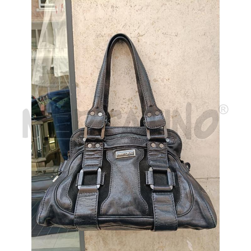 BORSA JIMMY CHOO NERA PELLE | Mercatino dell'Usato Roma gregorio vii 1