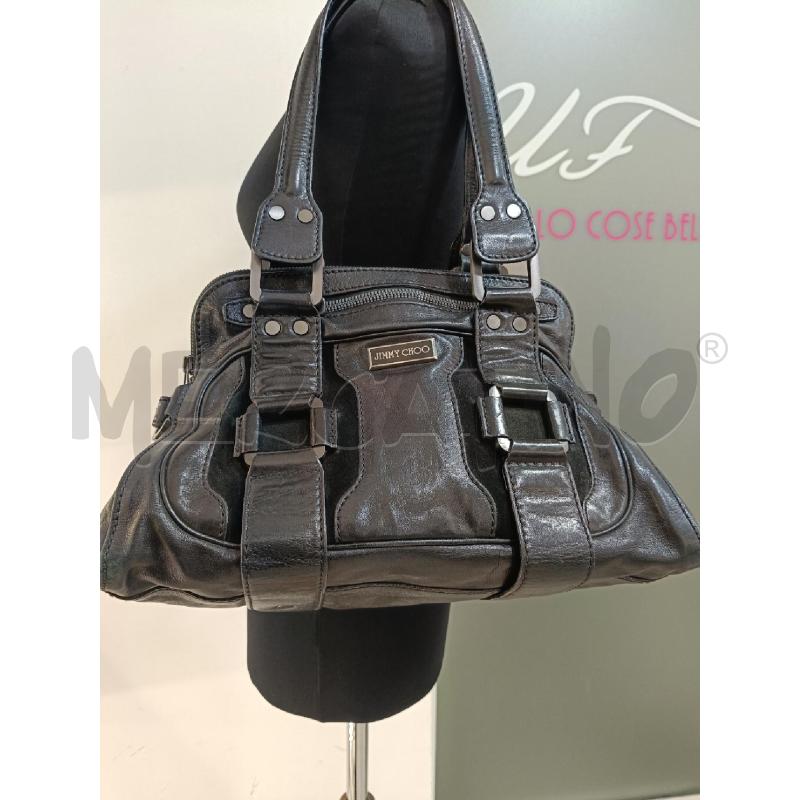 BORSA JIMMY CHOO NERA PELLE | Mercatino dell'Usato Roma gregorio vii 4