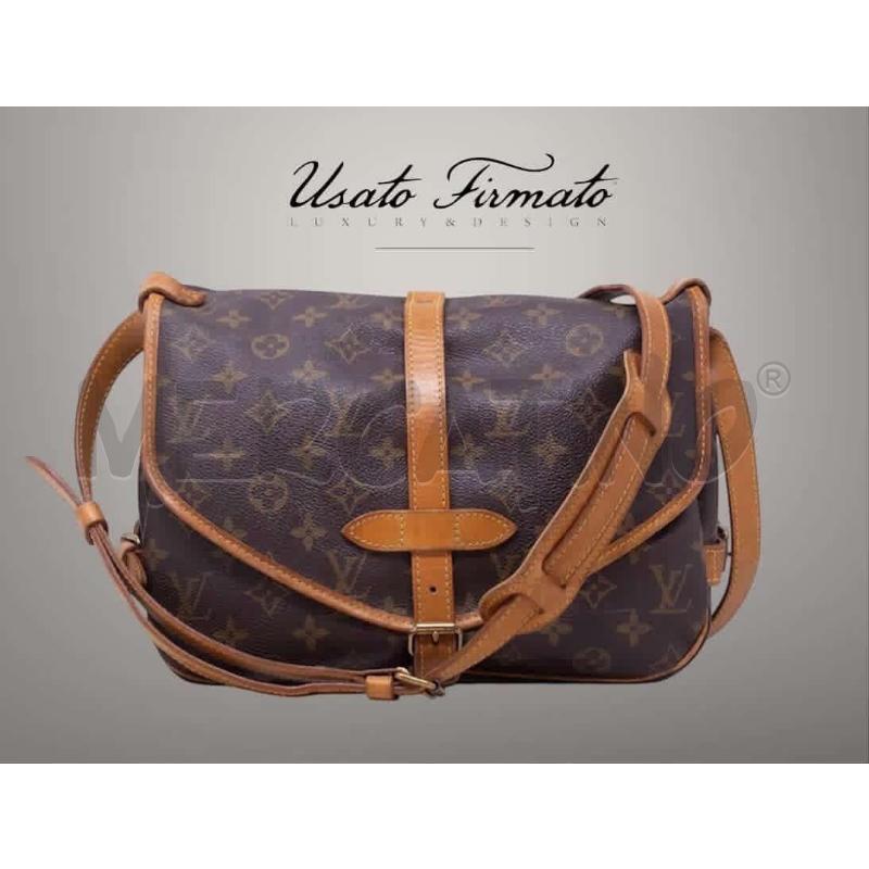 BORSA LOUIS VUITTON SAUMUR MONOGRAM COD AR 0811 | Mercatino dell'Usato Roma gregorio vii 1