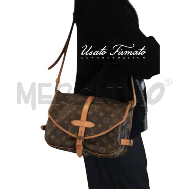 BORSA LOUIS VUITTON SAUMUR MONOGRAM COD AR 0811 | Mercatino dell'Usato Roma gregorio vii 4