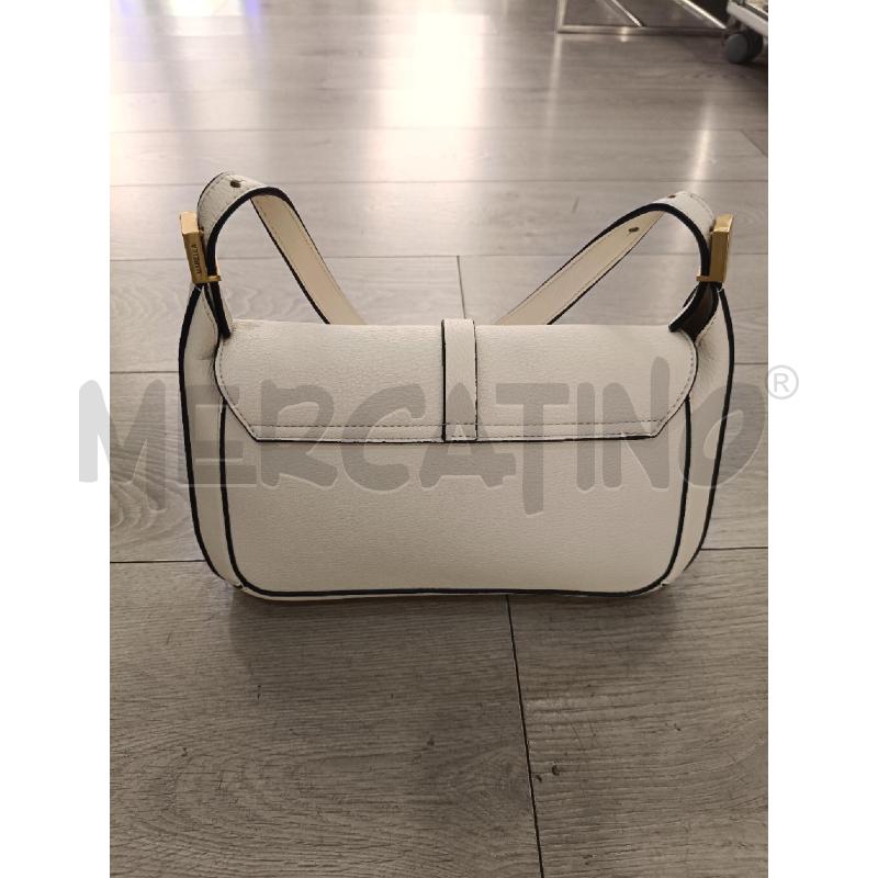 BORSA MARELLA BIANCA BORDI NERI | Mercatino dell'Usato Roma gregorio vii 2