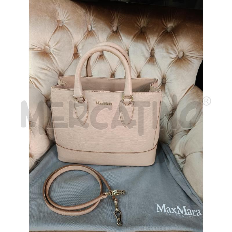 BORSA MAX MARA ROSA CIPRIA IN PELLE | Mercatino dell'Usato Roma gregorio vii 1