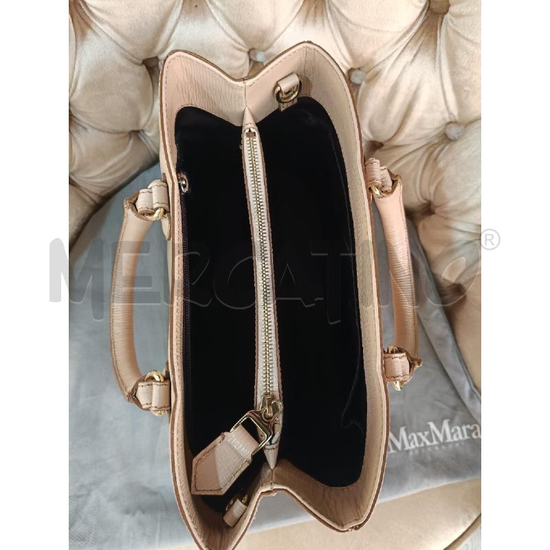 BORSA MAX MARA ROSA CIPRIA IN PELLE | Mercatino dell'Usato Roma gregorio vii 3