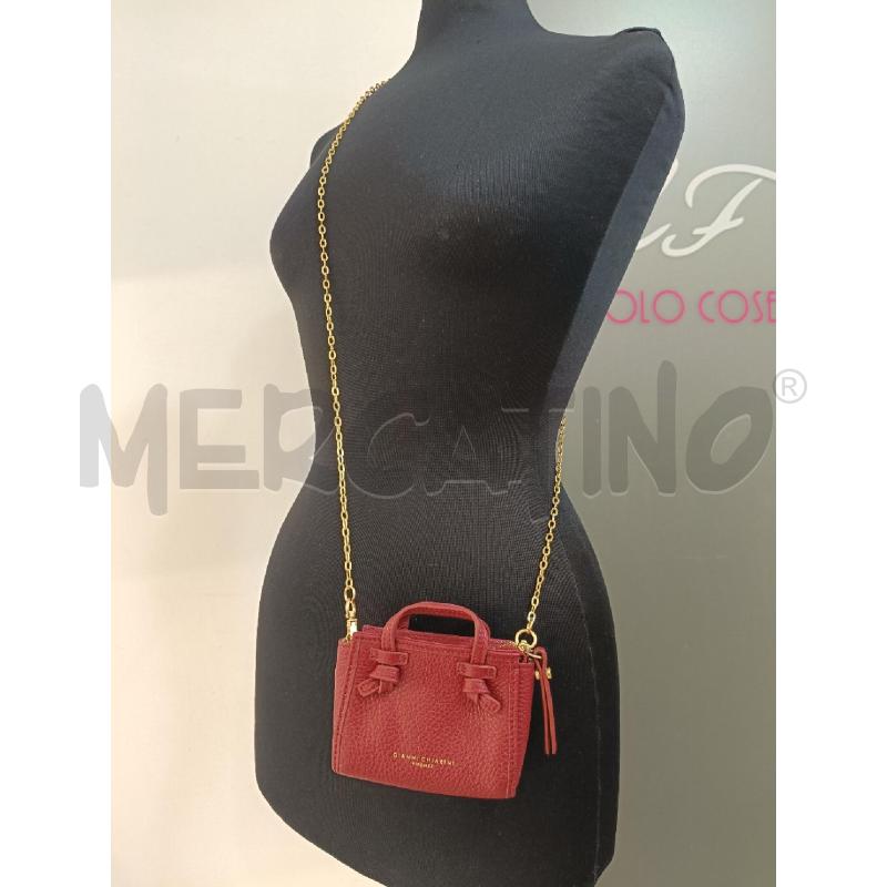 BORSA MICRO MARCELLA ROSSA  | Mercatino dell'Usato Roma gregorio vii 3