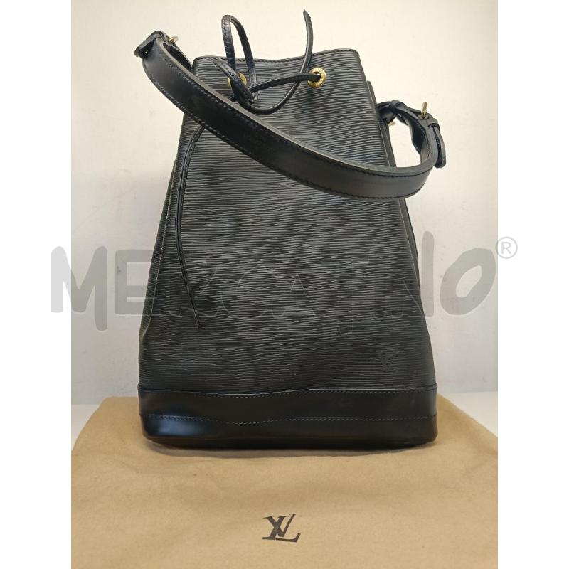 BORSA NOE LOUIS VUITTON IN PELLE EPI NERA AR0091 | Mercatino dell'Usato Roma gregorio vii 1
