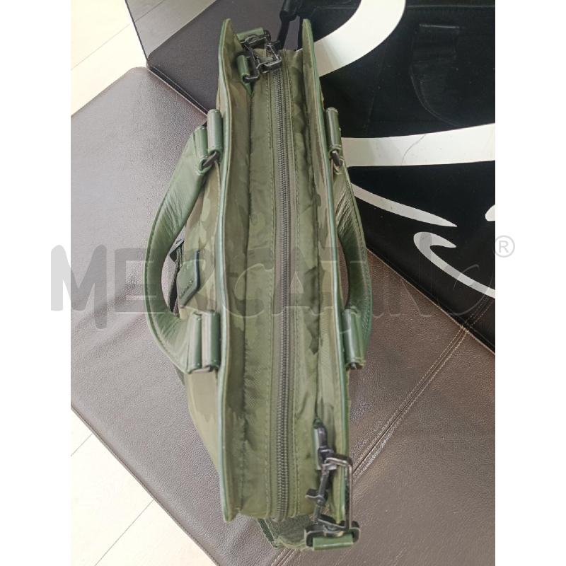 BORSA PQUADRO VERDE TESSUTO MILITARE | Mercatino dell'Usato Roma gregorio vii 2