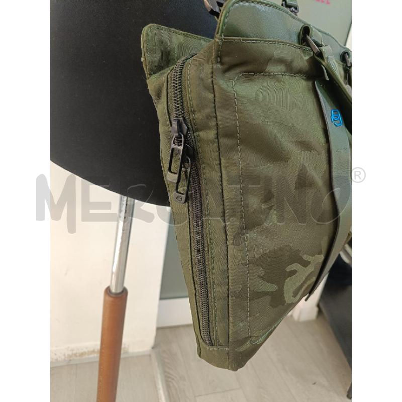 BORSA PQUADRO VERDE TESSUTO MILITARE | Mercatino dell'Usato Roma gregorio vii 4