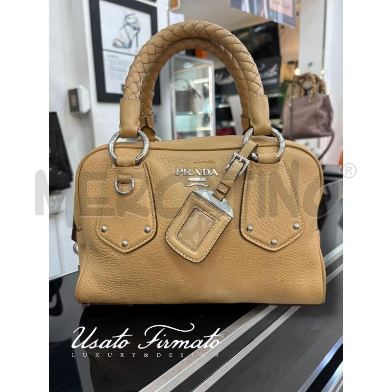 BORSA PRADA BISCOTTO COD.38 PELLE  | Mercatino dell'Usato Roma gregorio vii 1