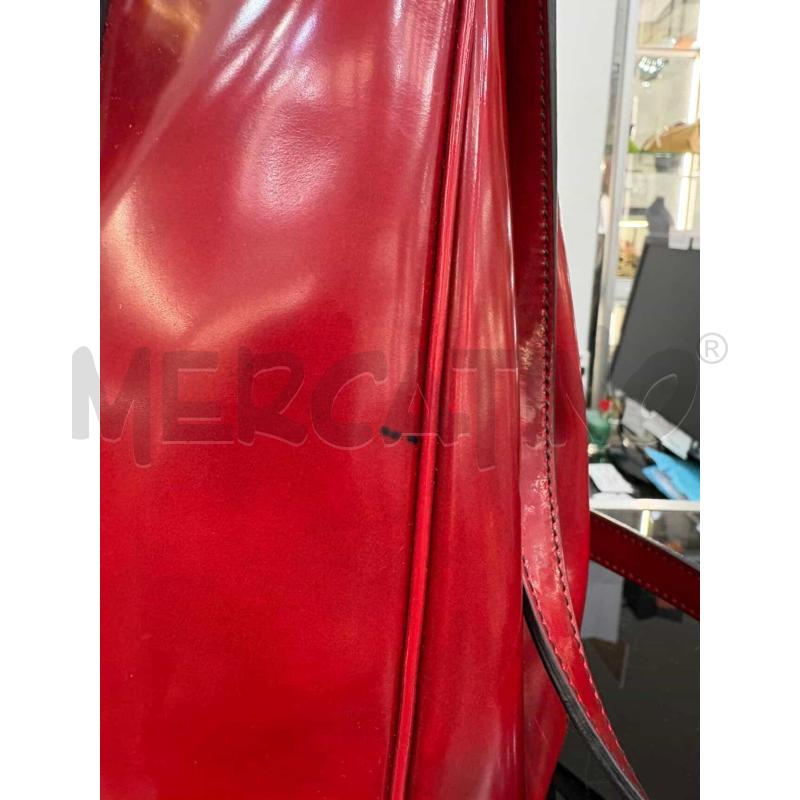 BORSA PRADA GALLERIA ROSSO SPAZZOLATO | Mercatino dell'Usato Roma gregorio vii 2