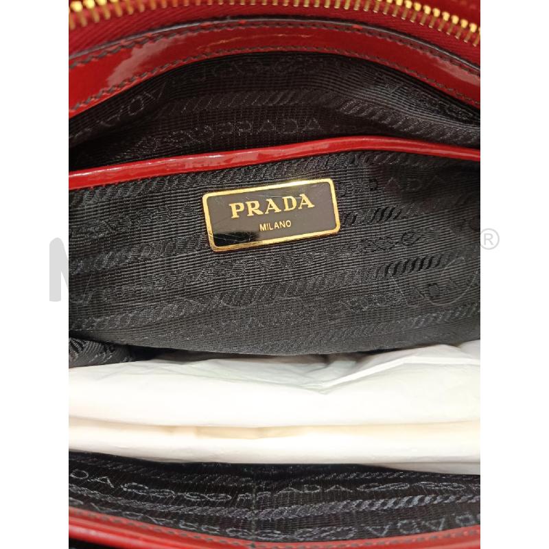 BORSA PRADA GALLERIA ROSSO SPAZZOLATO | Mercatino dell'Usato Roma gregorio vii 5