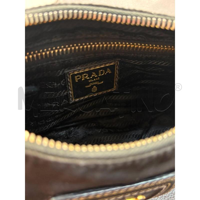 BORSA PRADA MINI HOBO IN TESSUTO DETTAGLI SAFFIANO VINTAGE DA RIV | Mercatino dell'Usato Roma gregorio vii 2