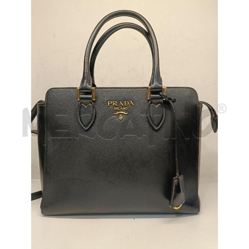BORSA PRADA SAFFIANO TOTE NERA 158D  | Mercatino dell'Usato Roma gregorio vii 1